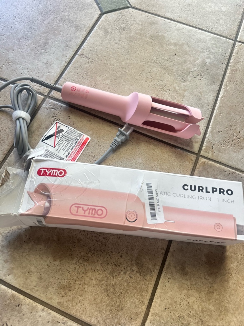Tymo CurlPro 1-Inch Pink Curling Iron